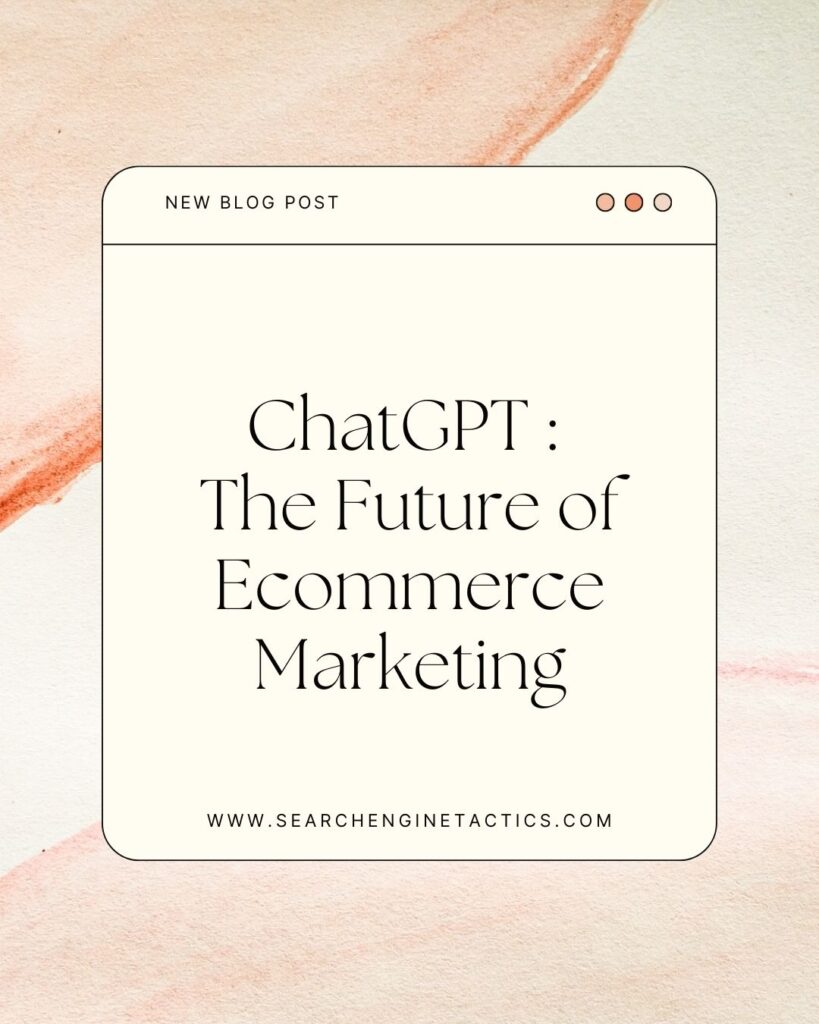 ecommerce marketing with chatgpt