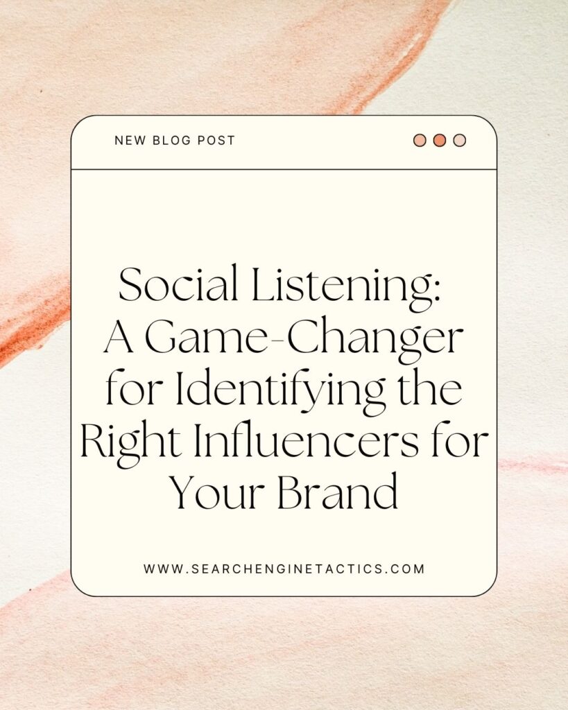  social listening to identify influencers